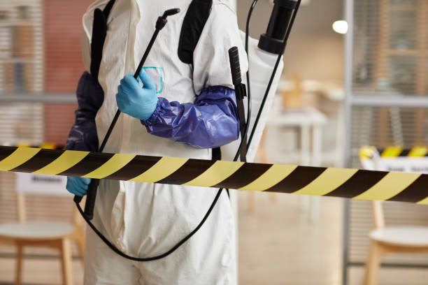 Professional Blood Cleanup technician working in Menno, SD